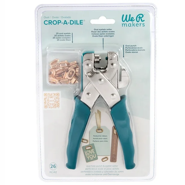 Oval Crop-A-Dile Punch and Eyelet Setter