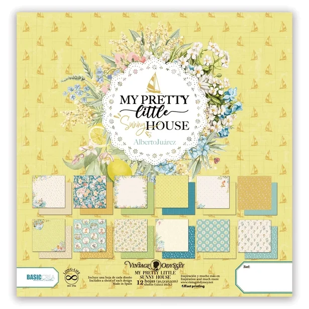 My pretty little sunny house paper pad