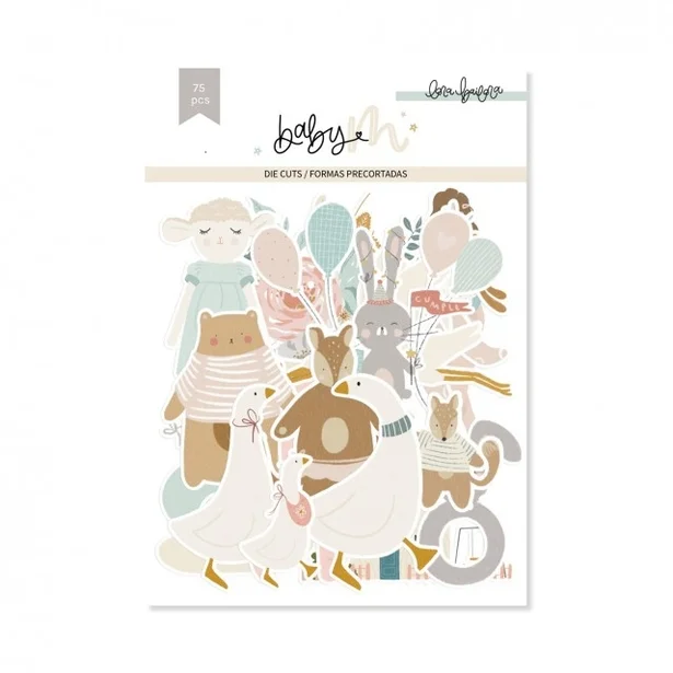 Die cuts ilustraciones Baby M
