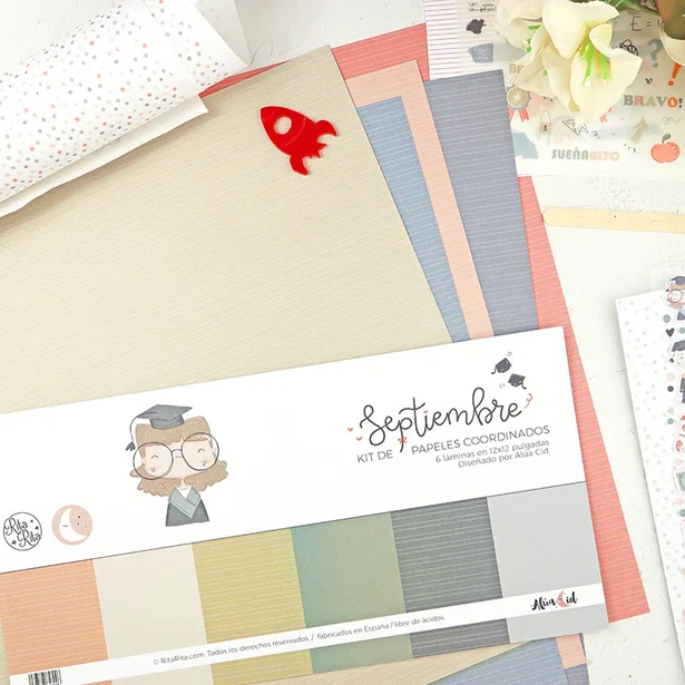 Kit de papeles s&oacute;lidos Septiembre