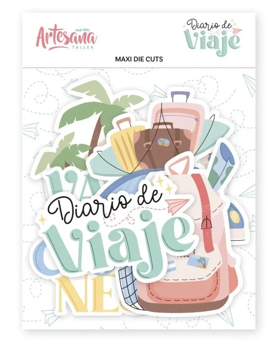 Maxi Die Cuts para portadas Diario De Viaje