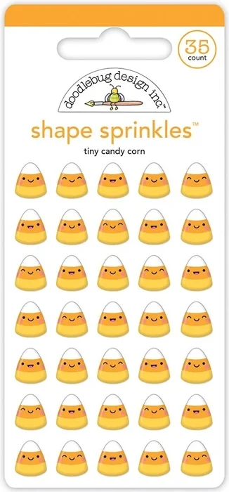 Shape Sprinkles - Enamel - Tiny Candy Corn