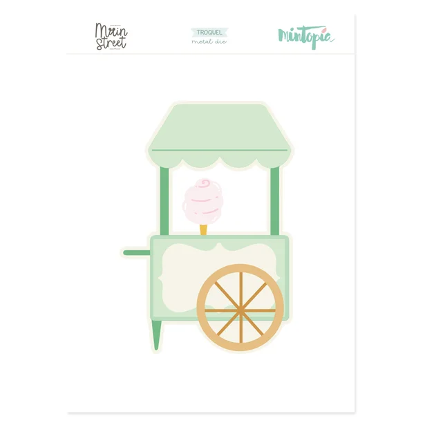 Troquel Carrito de chuches Main Street