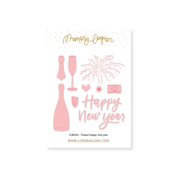 Troquel Happy New Year